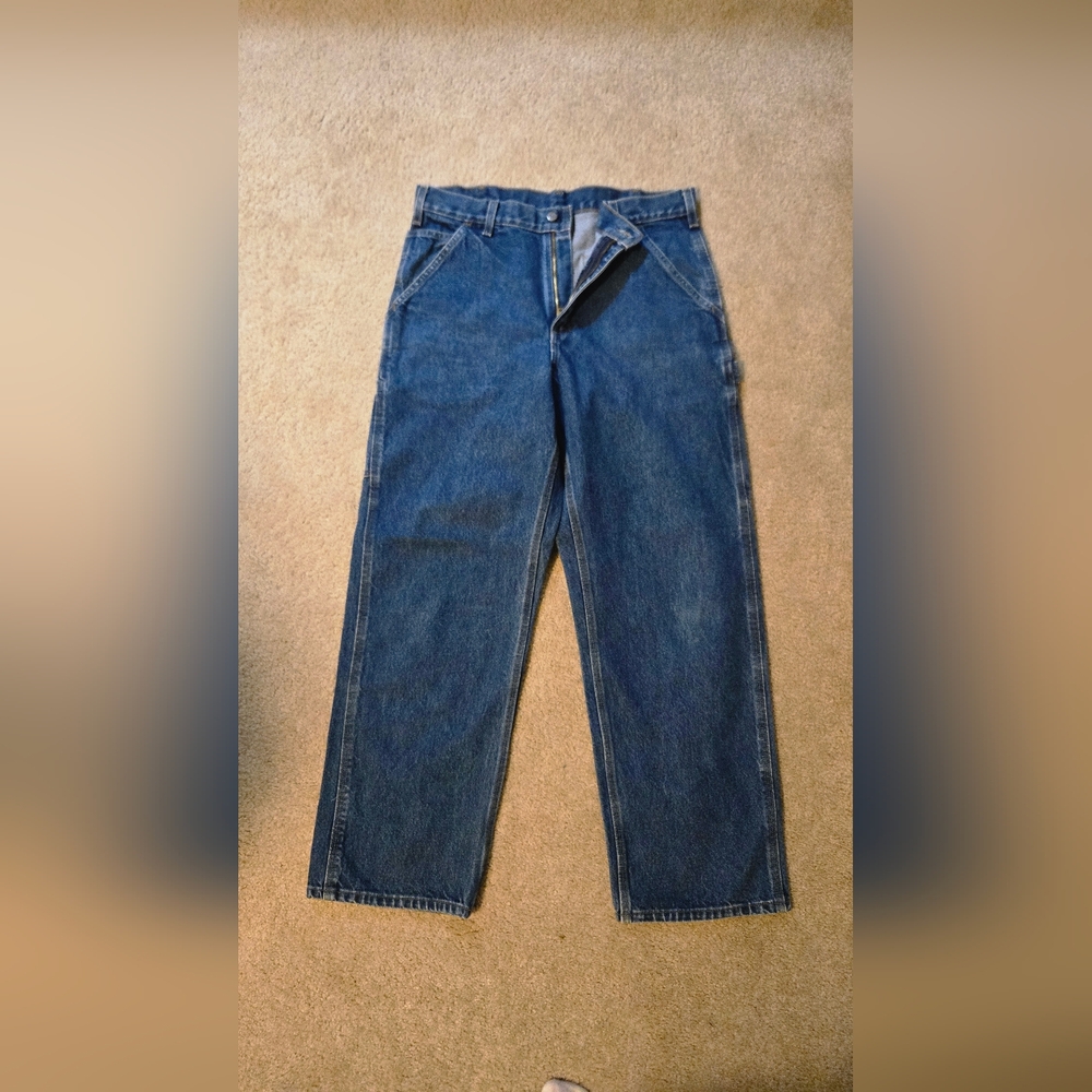 Carhartt Men's Relaxed Fit Blue Jeans